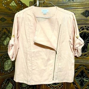 Elizabeth Arden moto jacket